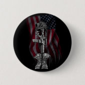 FALLEN SOLDIER PIN RONDE BUTTON 5,7 CM (Voorkant)