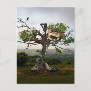 Fallen Soldier's Cross Briefkaart