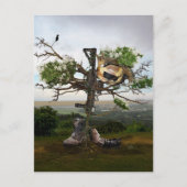 Fallen Soldier's Cross Briefkaart (Voorkant)