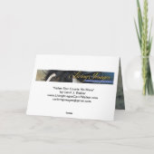 Fallen Star en zijn Mare Wild Horse Wenskaart Bedankkaart (Achterkant)