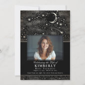 Fallen Star Viering van het leven begrafenis Memor Kaart (Voorkant)