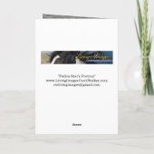 Fallen Star's Portrait Greeting Card (Achterkant)