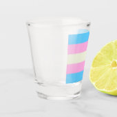 Fallen Trans Pride Flag Shot Glas (Links)