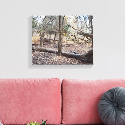 Fallen Trees Canvas Afdruk (Insitu (Woonkamer))