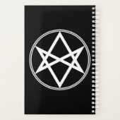 Fallen unicursal hexagram planner (Achterkant)