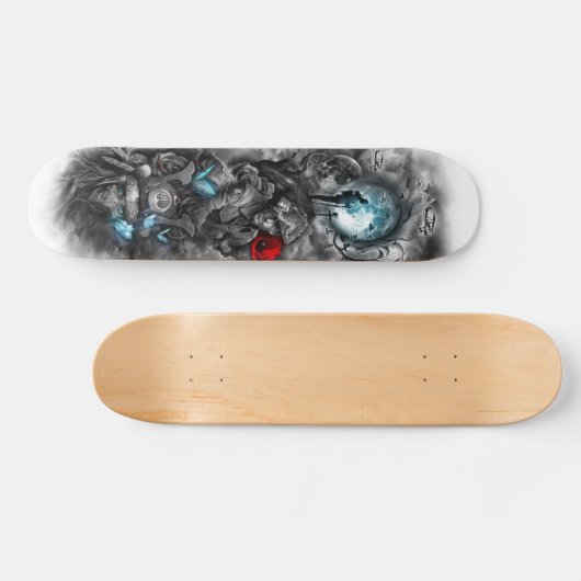 Fallen Warrior Deck Persoonlijk Skateboard (Horizontaal)