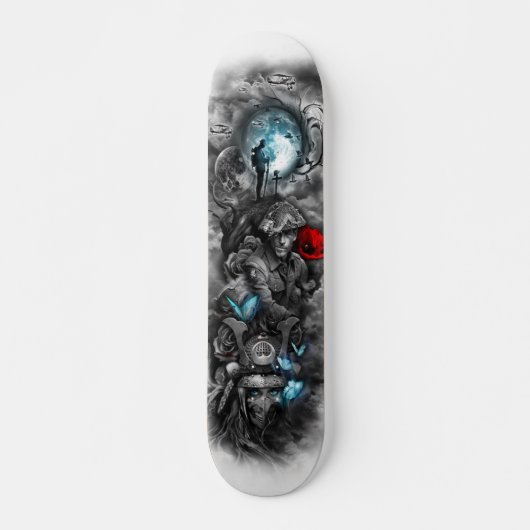 Fallen Warrior Deck Persoonlijk Skateboard (Voorkant)