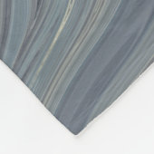 Fallen Waves Art | Beste moderne abstracte schilde Fleece Deken (Hoek)