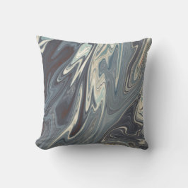 Fallen Waves Art | Beste moderne abstracte schilde Kussen