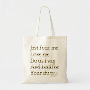 Fallen, wees gewoon bang tote bag