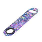 Fallende Bubbelkristallen Speed Flessenopener (Voorkant Gekanteld)