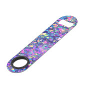 Fallende Bubbelkristallen Speed Flessenopener (Achterkant Gekanteld)