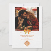 Fallin' In Love Forever Elegant Herfst Vrijgezelle Kaart (Achterkant)