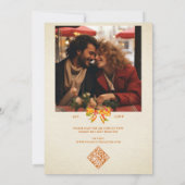 Fallin' In Love Forever Rustic Herfst Vrijgezellen Kaart (Achterkant)