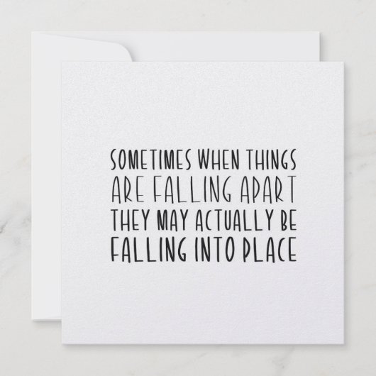 FALLING 5,25 x 5,25-kaart Kaart (Voorkant)