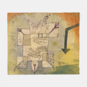 Falling Bird Paul Klee 1919 Fleece Deken (Voorkant (Horizontaal))