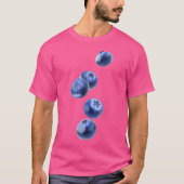 Falling Blueberries T-shirt (Voorkant)