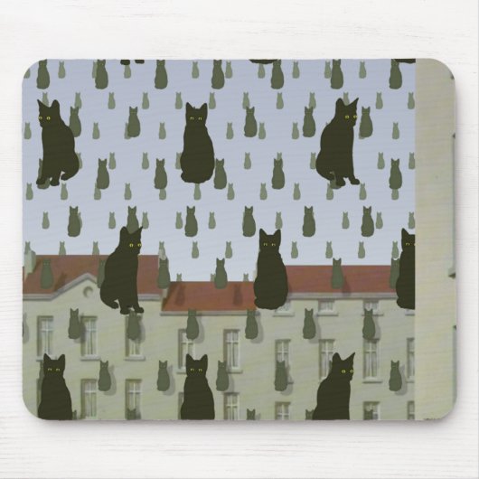 Falling Cats Mousepad Muismat (Voorkant)