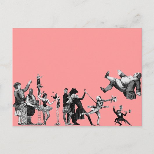 Falling Circus Briefkaart (Voorkant)