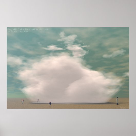 Falling Cloud Poster (Voorkant)