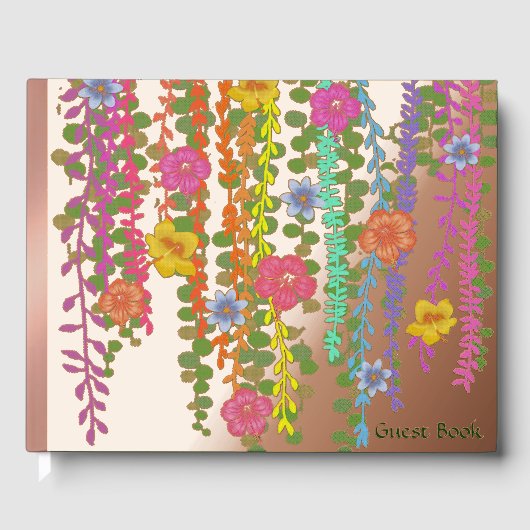Falling Flowers Gastenboek (Voorkant)