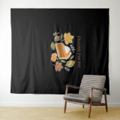 Falling for Pie – Gezellig Herfst Pompoen Pie Desi Wandkleed (In Situ (horizontaal))