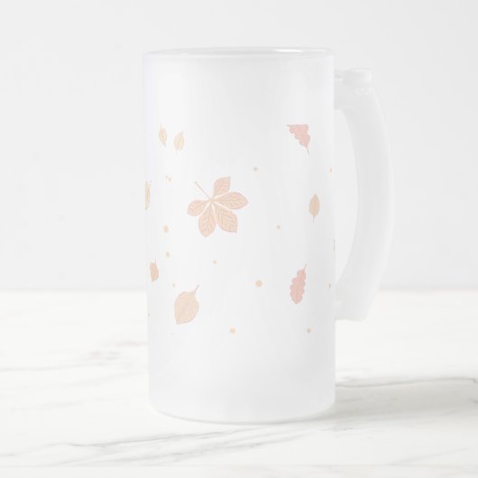 Falling for You Frosted Glass Matglas Bierpul (Voorkant rechts)