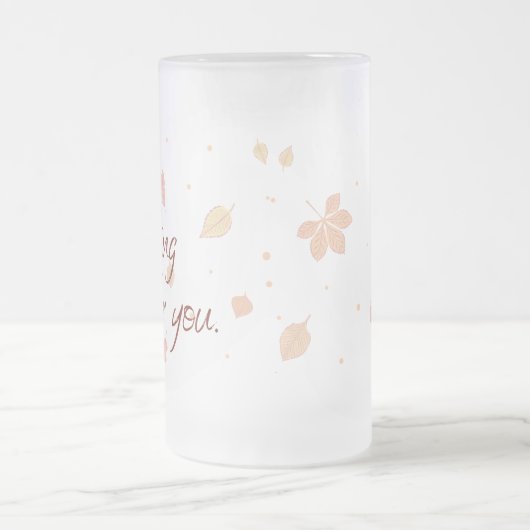 Falling for You Frosted Glass Matglas Bierpul (Center)