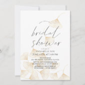 Falling Gold Ginkgo laat Vrijgezellenfeest over Kaart (Voorkant)