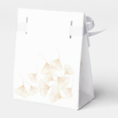 Falling Gold Ginkgo Leaves Wedding Bedankdoosjes (Achterkant)
