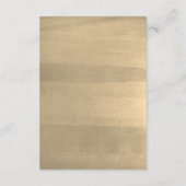 Falling Gold Ginkgo Leaves Wedding Details Kaart (Achterkant)