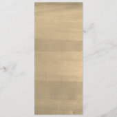 Falling Gold Ginkgo Leaves Wedding Menu Kaart (Achterkant)