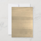 Falling Gold Ginkgo Leaves Wedding Reception Kaart (Achterkant)