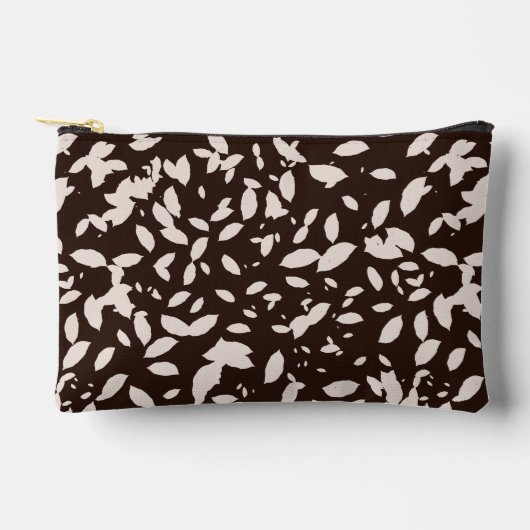 Falling Grace Zwart & Wit Print Cut Naaien Klein Etui (Voorkant)