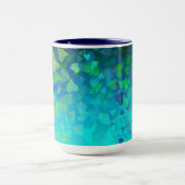 Falling Hearts Aqua Mok (Midden)