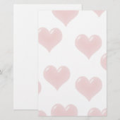 Falling Hearts Briefpapier (Voorkant / Achterkant)