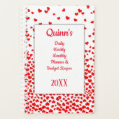 Falling Hearts Dagelijks budget Planner (Voorkant)