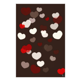 FALLING HEARTS FOTO AFDRUK