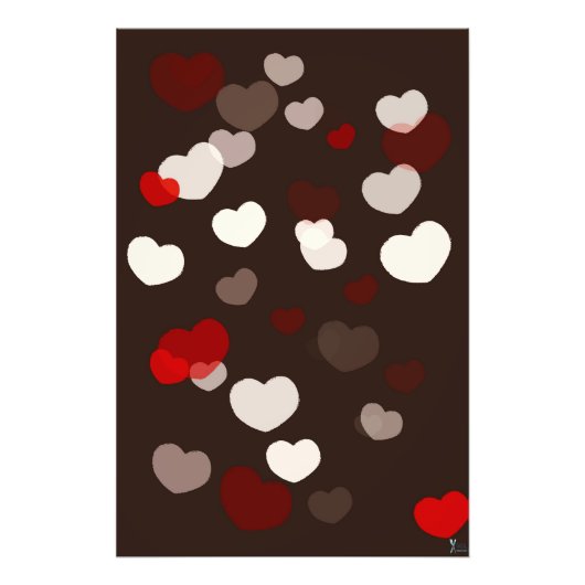 FALLING HEARTS FOTO AFDRUK (Voorkant)