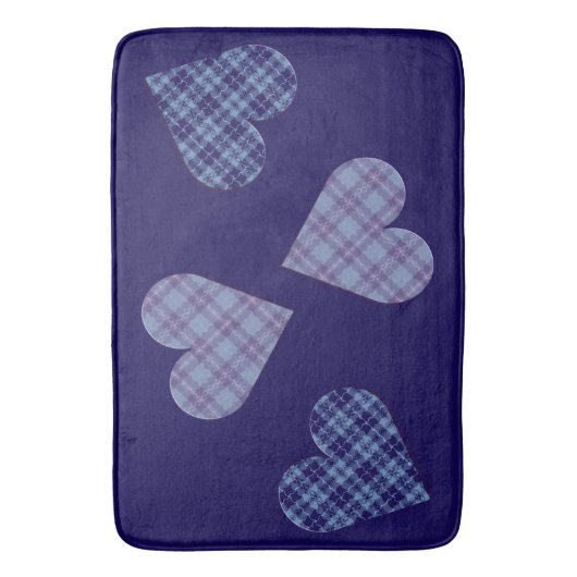 Falling Hearts in het voorjaar Badmat (Voorkant Verticaal)