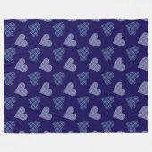 Falling Hearts in het voorjaar Fleece Deken (Voorkant (Horizontaal))