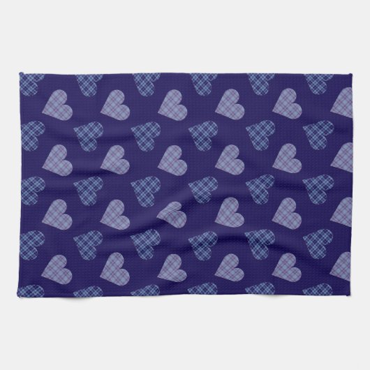 Falling Hearts in het voorjaar Theedoek (Horizontaal)