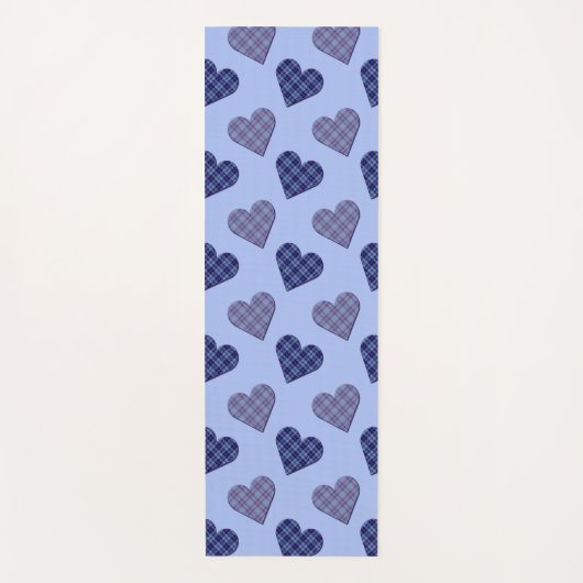 Falling Hearts in het voorjaar Yogamat (Voorkant)