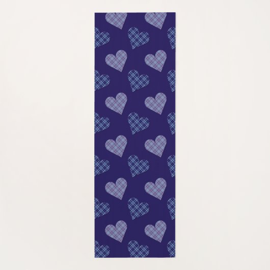 Falling Hearts in het voorjaar Yogamat (Achterkant)