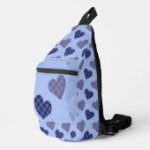 Falling Hearts in Spring draagtas Sling Bag (Rechterhoek)