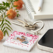 Falling Hearts Love  Sleutelhanger (Voorkant Rechts)