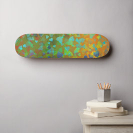 Falling Hearts Oranje Persoonlijk Skateboard