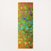 Falling Hearts Oranje Yogamat (Voorkant)