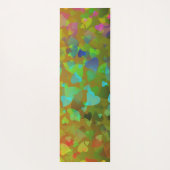 Falling Hearts Oranje Yogamat (Achterkant)