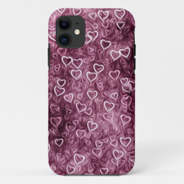 Falling Hearts - Pink Case-Mate iPhone Case